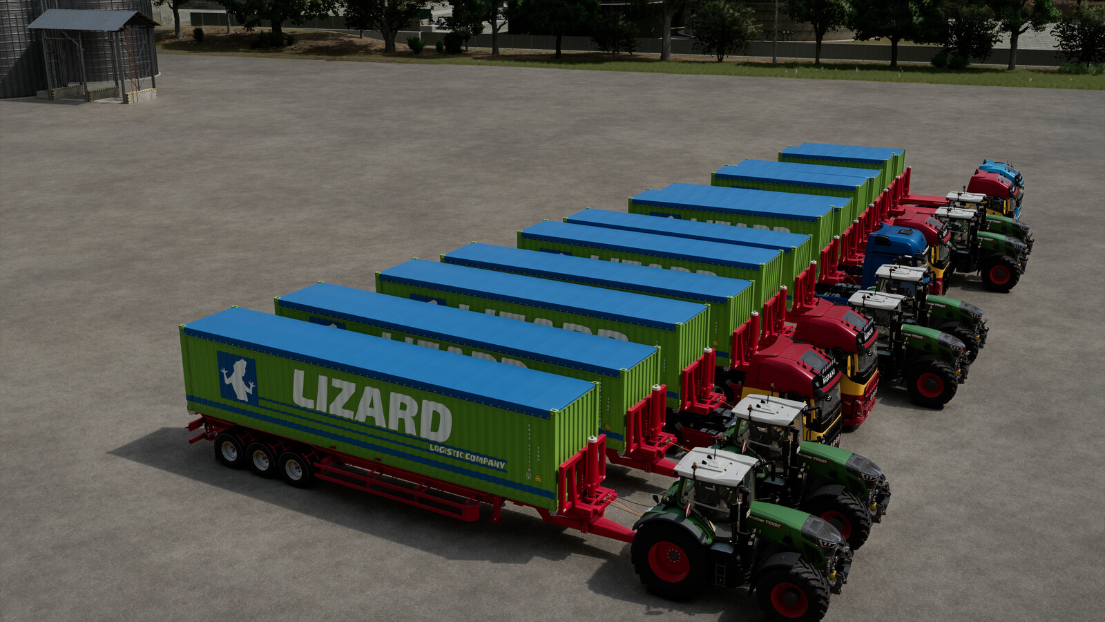 Fliegl Tipping Container Trailer