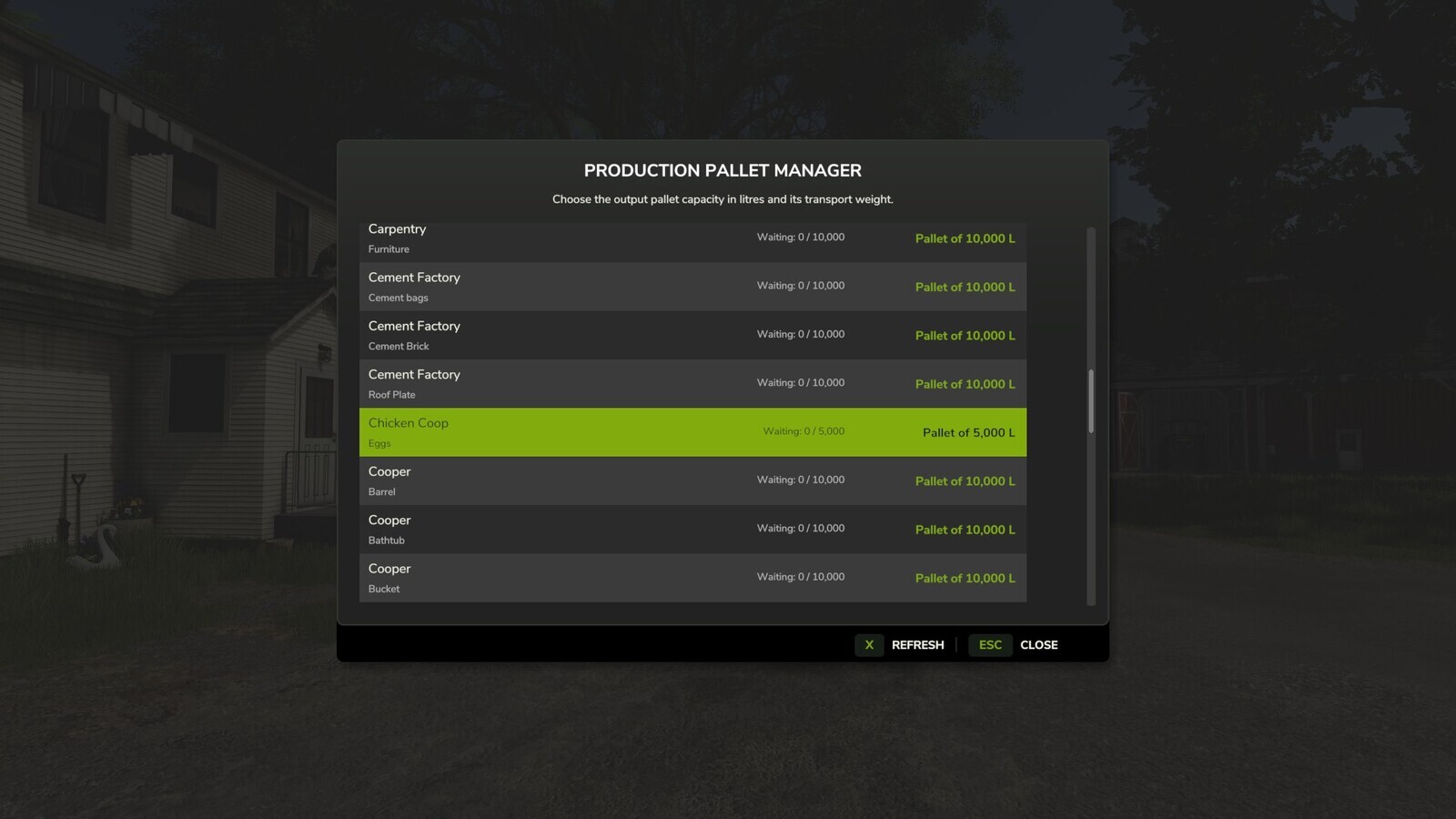 Production Pallet Manager