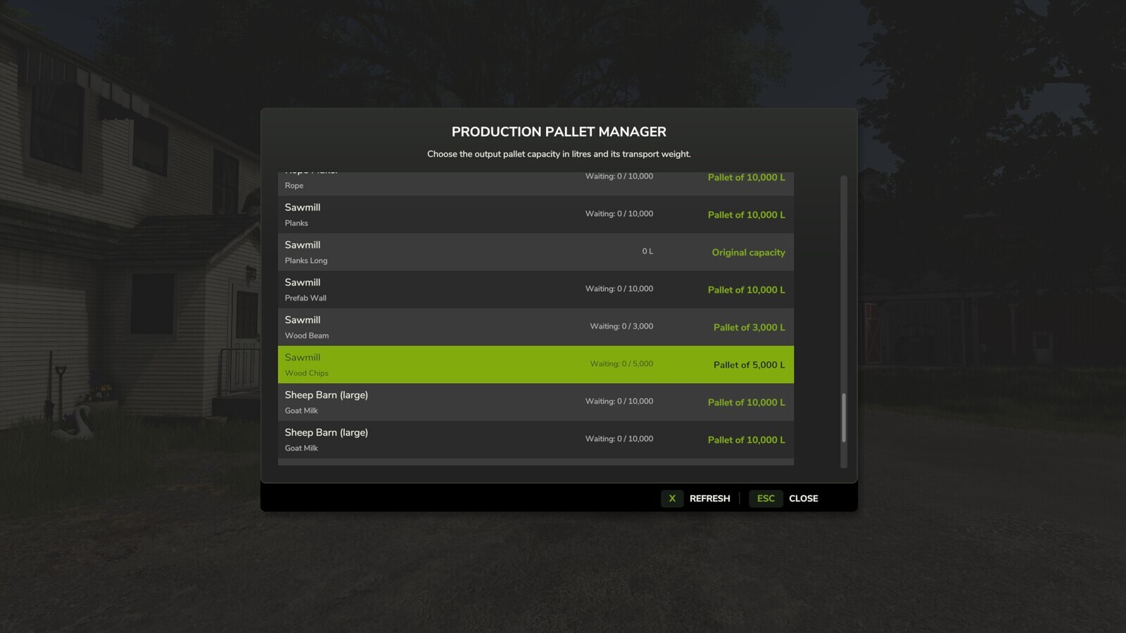 Production Pallet Manager