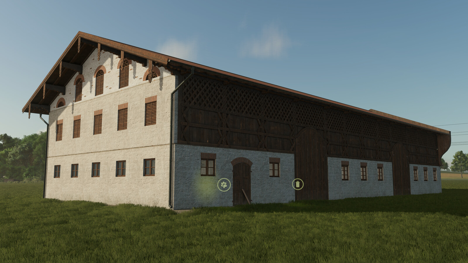 Bavarian Barn With Cowstable