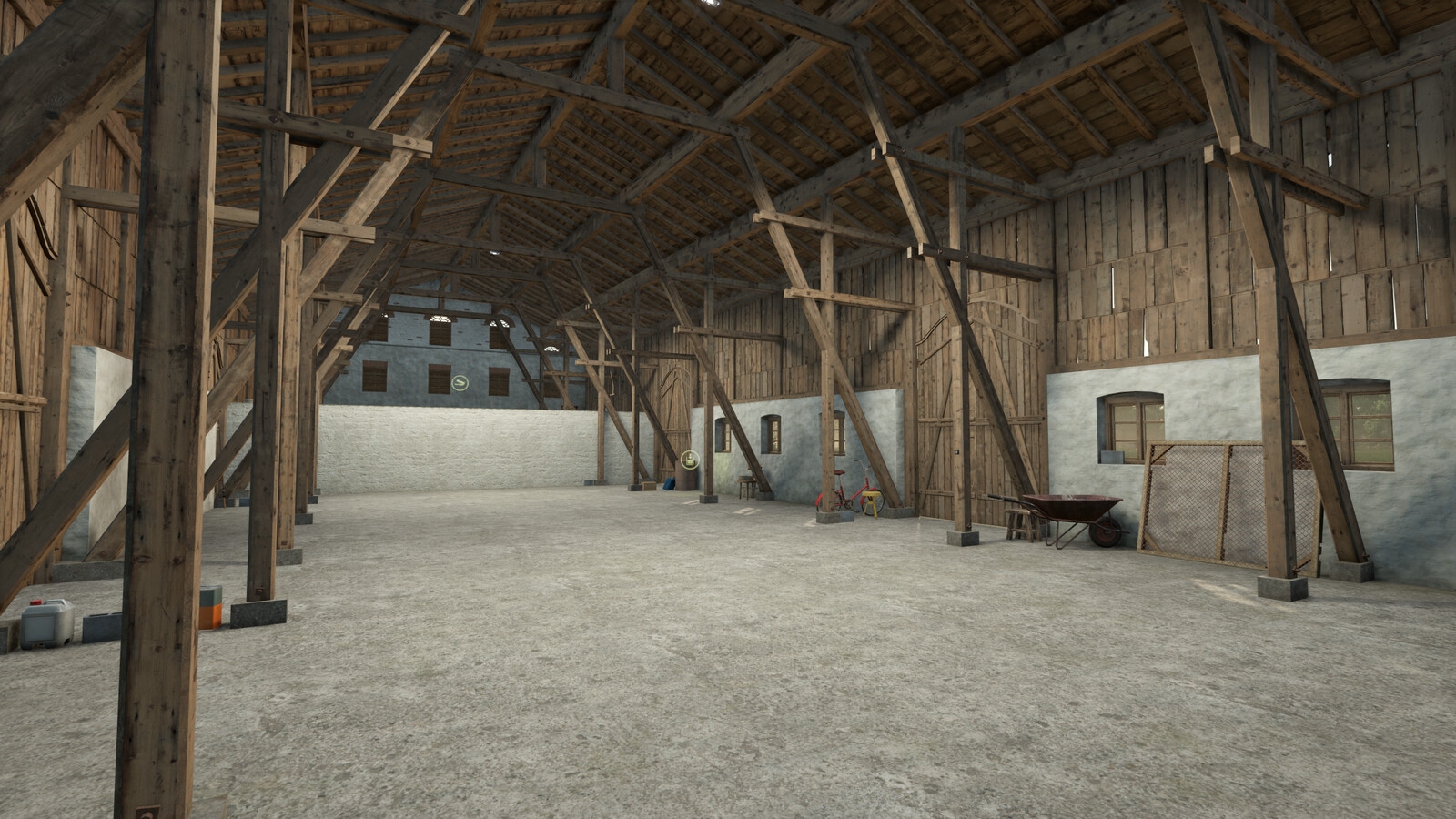 Bavarian Barn With Cowstable