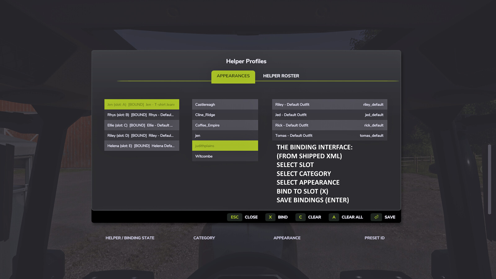 Helper Profiles