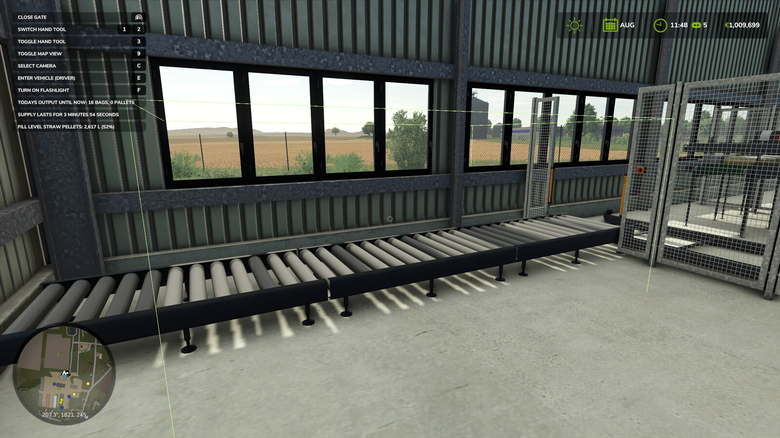 Pellet Hall Auto Stacker