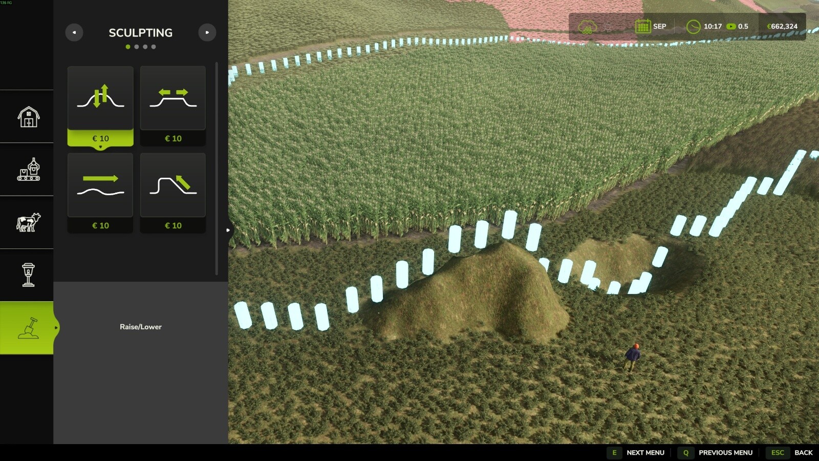 Farmland Border Display - Farming Simulator 25 Mod