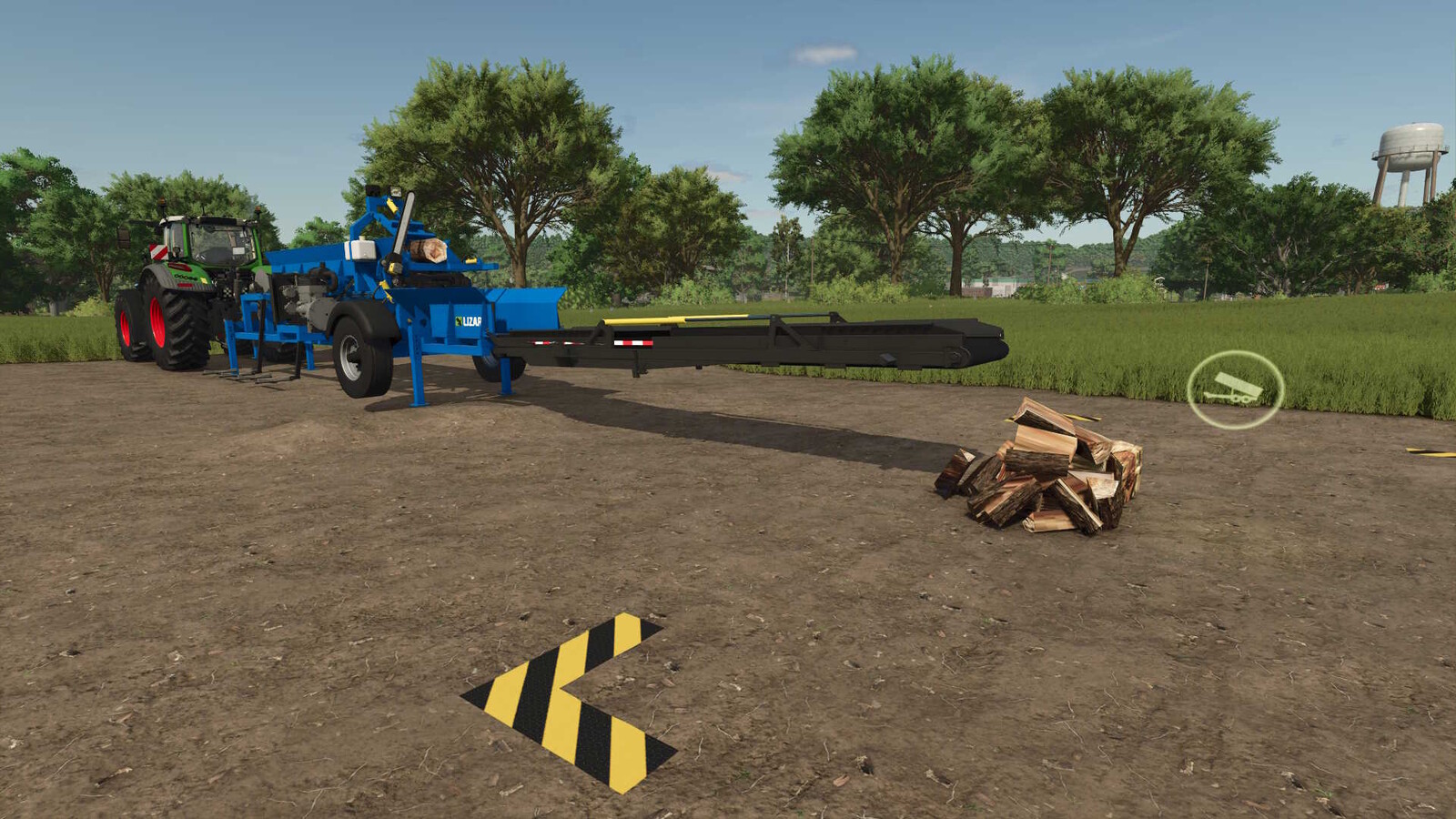 Firewood Processor And SellPoint - Farming Simulator 25 Mod