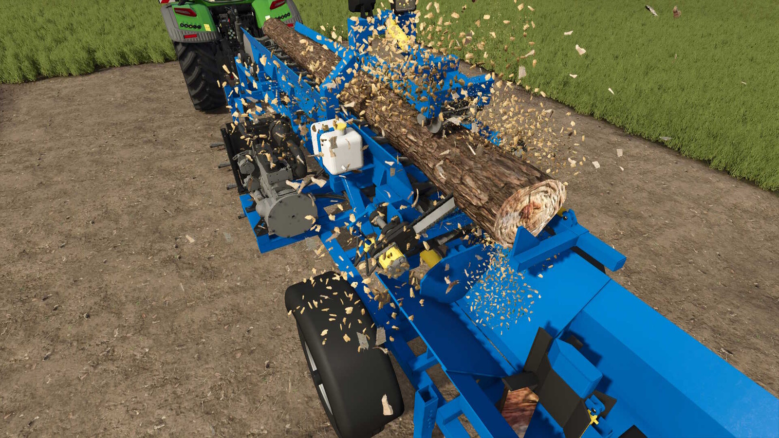 Firewood Processor And SellPoint - Farming Simulator 25 Mod