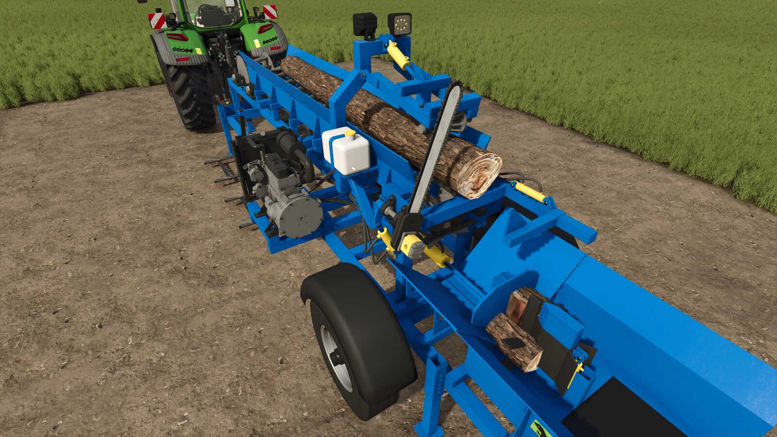 Firewood Processor And SellPoint - Farming Simulator 25 Mod